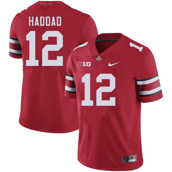 Cody Haddad Ohio State Buckeyes Jersey College Football Uniforms-Red